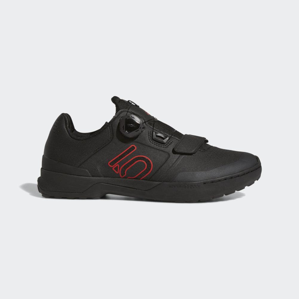 Adidas Five Ten Kestrel Pro Boa Hrvatska - Muške Tenisice Za Biciklizam - Crne/Crvene/Sive (HXJIDR35